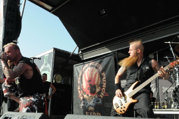 Five Finger Death Punch at the Mayhem Festival Verizon Wireless Amphitheate