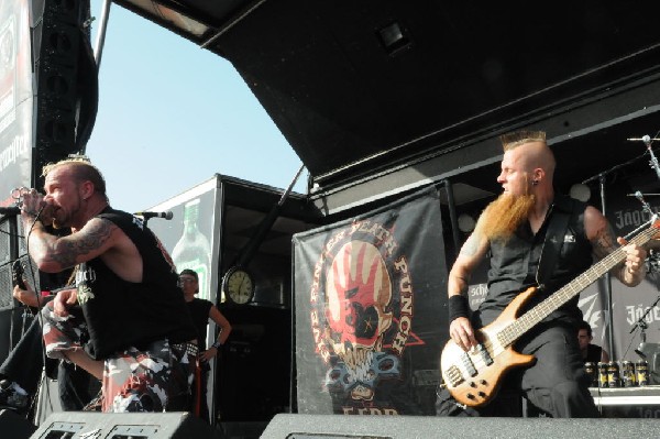 Five Finger Death Punch at the Mayhem Festival Verizon Wireless Amphitheate