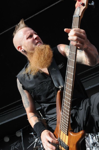 Five Finger Death Punch at the Mayhem Festival Verizon Wireless Amphitheate