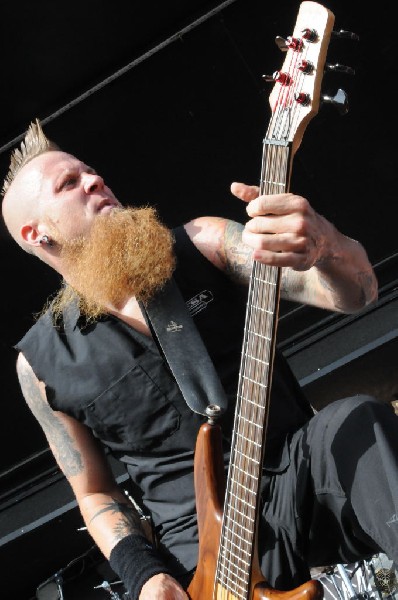 Five Finger Death Punch at the Mayhem Festival Verizon Wireless Amphitheate