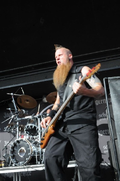 Five Finger Death Punch at the Mayhem Festival Verizon Wireless Amphitheate