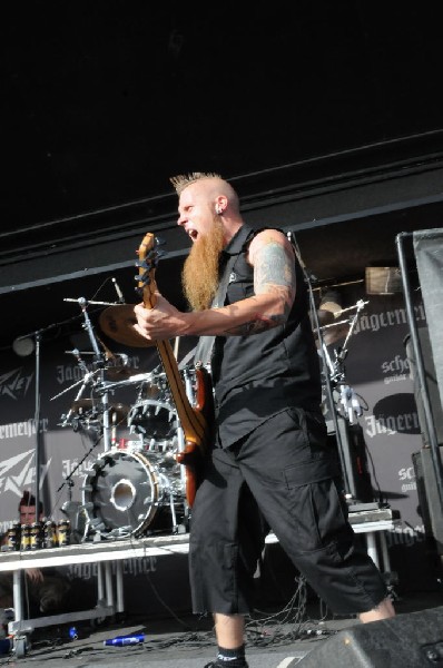 Five Finger Death Punch at the Mayhem Festival Verizon Wireless Amphitheate