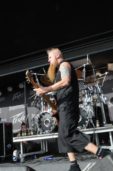 Five Finger Death Punch at the Mayhem Festival Verizon Wireless Amphitheate