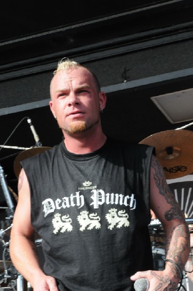 Five Finger Death Punch at the Mayhem Festival Verizon Wireless Amphitheate
