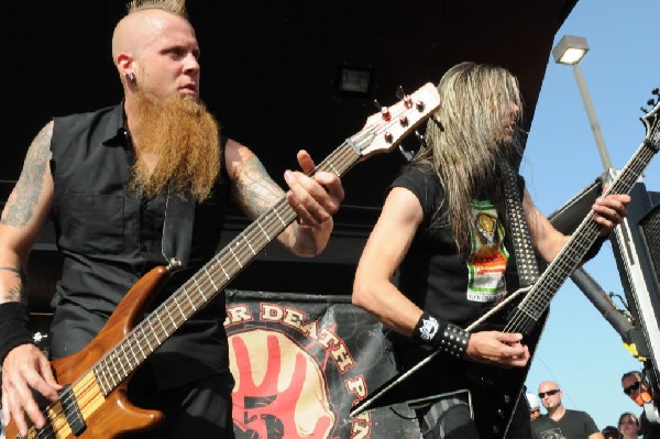 Five Finger Death Punch at the Mayhem Festival Verizon Wireless Amphitheate