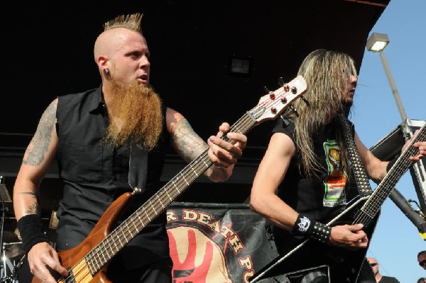 Five Finger Death Punch at the Mayhem Festival Verizon Wireless Amphitheate