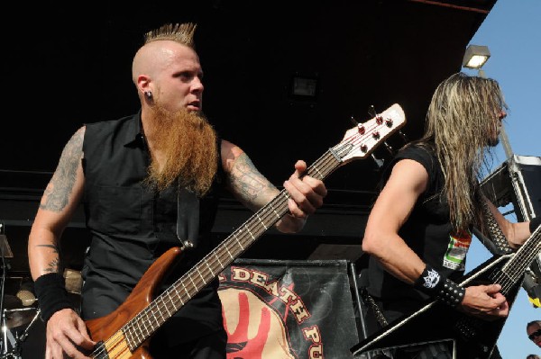 Five Finger Death Punch at the Mayhem Festival Verizon Wireless Amphitheate