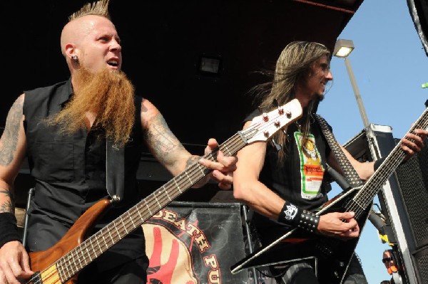 Five Finger Death Punch at the Mayhem Festival Verizon Wireless Amphitheate