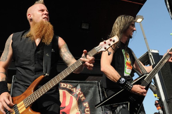 Five Finger Death Punch at the Mayhem Festival Verizon Wireless Amphitheate