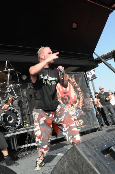 Five Finger Death Punch at the Mayhem Festival Verizon Wireless Amphitheate