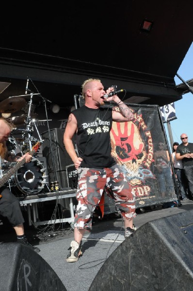 Five Finger Death Punch at the Mayhem Festival Verizon Wireless Amphitheate