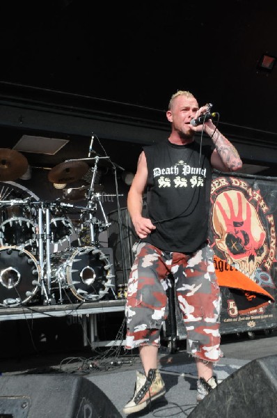 Five Finger Death Punch at the Mayhem Festival Verizon Wireless Amphitheate