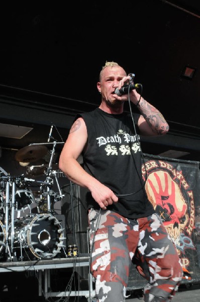 Five Finger Death Punch at the Mayhem Festival Verizon Wireless Amphitheate