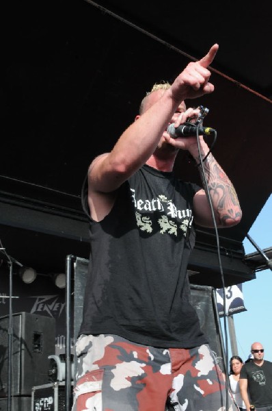 Five Finger Death Punch at the Mayhem Festival Verizon Wireless Amphitheate