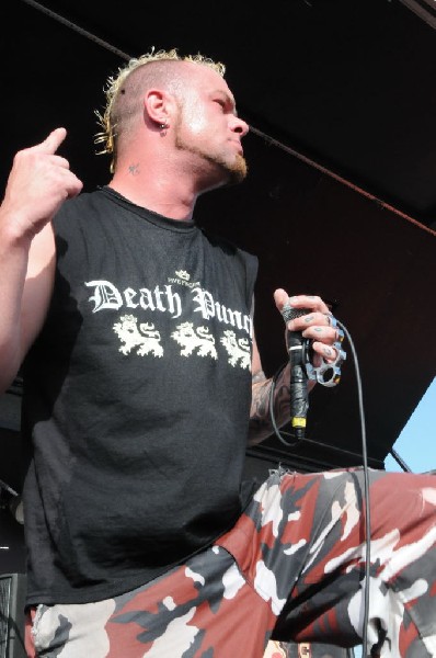 Five Finger Death Punch at the Mayhem Festival Verizon Wireless Amphitheate