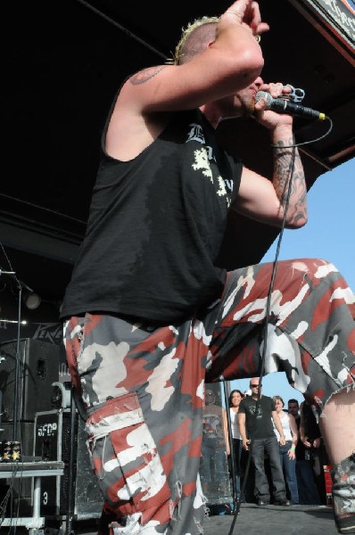 Five Finger Death Punch at the Mayhem Festival Verizon Wireless Amphitheate