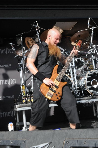 Five Finger Death Punch at the Mayhem Festival Verizon Wireless Amphitheate