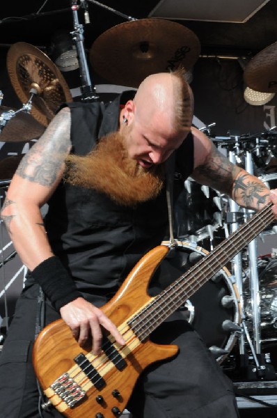 Five Finger Death Punch at the Mayhem Festival Verizon Wireless Amphitheate