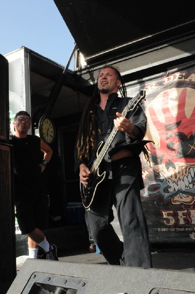 Five Finger Death Punch at the Mayhem Festival Verizon Wireless Amphitheate