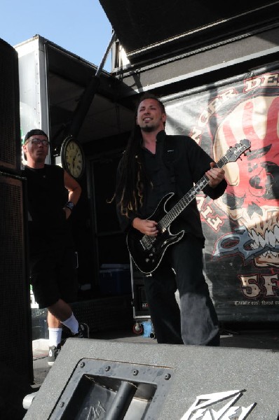 Five Finger Death Punch at the Mayhem Festival Verizon Wireless Amphitheate