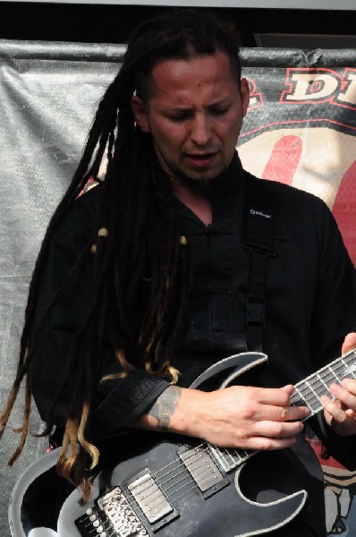 Five Finger Death Punch at the Mayhem Festival Verizon Wireless Amphitheate