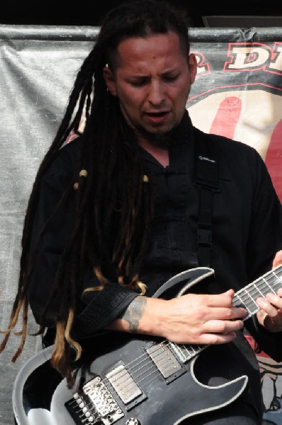 Five Finger Death Punch at the Mayhem Festival Verizon Wireless Amphitheate