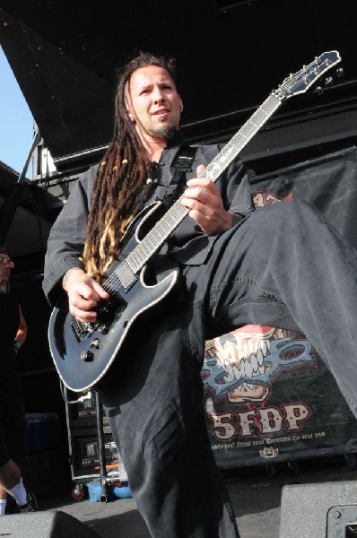 Five Finger Death Punch at the Mayhem Festival Verizon Wireless Amphitheate