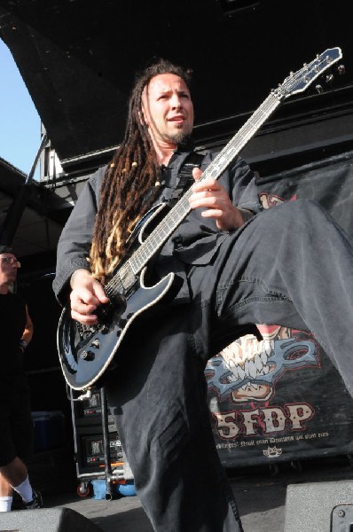 Five Finger Death Punch at the Mayhem Festival Verizon Wireless Amphitheate