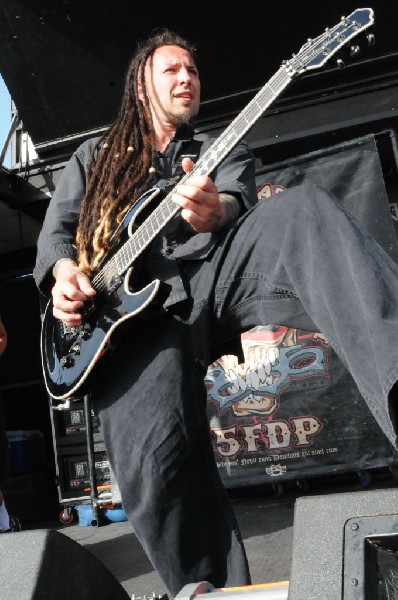 Five Finger Death Punch at the Mayhem Festival Verizon Wireless Amphitheate