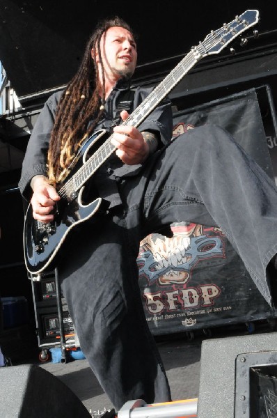 Five Finger Death Punch at the Mayhem Festival Verizon Wireless Amphitheate