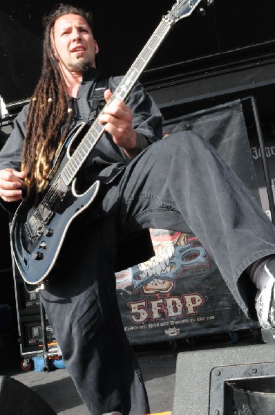 Five Finger Death Punch at the Mayhem Festival Verizon Wireless Amphitheate