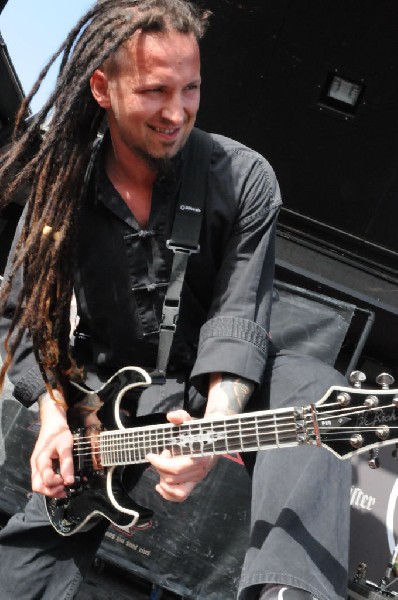 Five Finger Death Punch at the Mayhem Festival Verizon Wireless Amphitheate