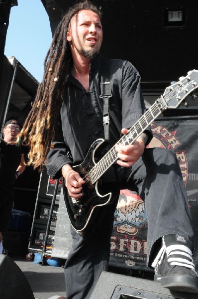 Five Finger Death Punch at the Mayhem Festival Verizon Wireless Amphitheate