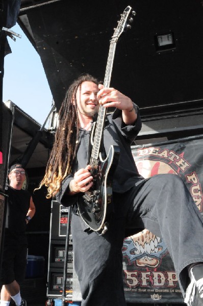 Five Finger Death Punch at the Mayhem Festival Verizon Wireless Amphitheate