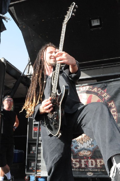 Five Finger Death Punch at the Mayhem Festival Verizon Wireless Amphitheate