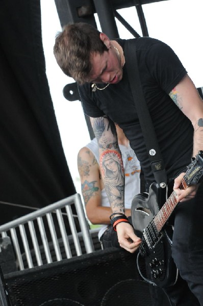 Against Me! on the Highway 1 Stage, Warped Tour, Verizon Wireless Amphithea