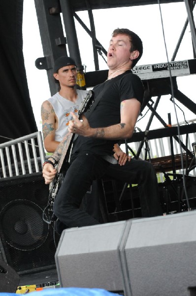 Against Me! on the Highway 1 Stage, Warped Tour, Verizon Wireless Amphithea