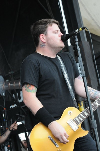 Against Me! on the Highway 1 Stage, Warped Tour, Verizon Wireless Amphithea