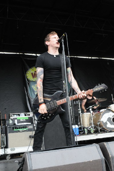 Against Me! on the Highway 1 Stage, Warped Tour, Verizon Wireless Amphithea