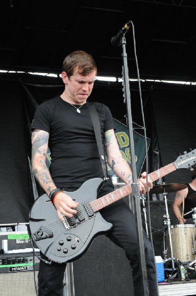 Against Me! on the Highway 1 Stage, Warped Tour, Verizon Wireless Amphithea