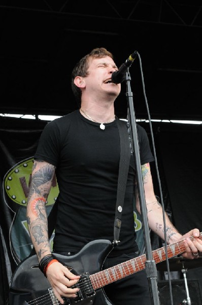 Against Me! on the Highway 1 Stage, Warped Tour, Verizon Wireless Amphithea