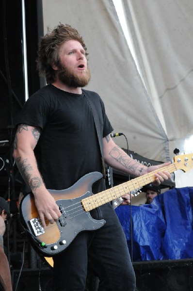Against Me! on the Highway 1 Stage, Warped Tour, Verizon Wireless Amphithea