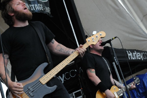 Against Me! on the Highway 1 Stage, Warped Tour, Verizon Wireless Amphithea