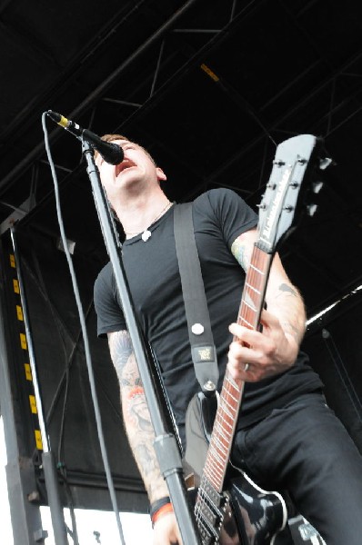 Against Me! on the Highway 1 Stage, Warped Tour, Verizon Wireless Amphithea