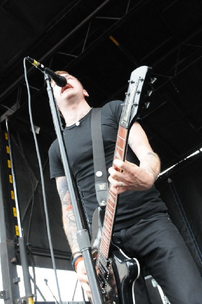 Against Me! on the Highway 1 Stage, Warped Tour, Verizon Wireless Amphithea