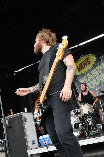 Against Me! on the Highway 1 Stage, Warped Tour, Verizon Wireless Amphithea