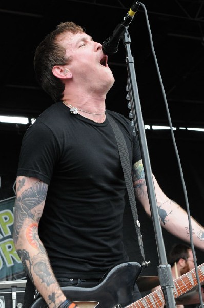 Against Me! on the Highway 1 Stage, Warped Tour, Verizon Wireless Amphithea