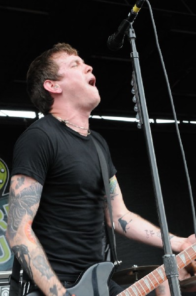 Against Me! on the Highway 1 Stage, Warped Tour, Verizon Wireless Amphithea