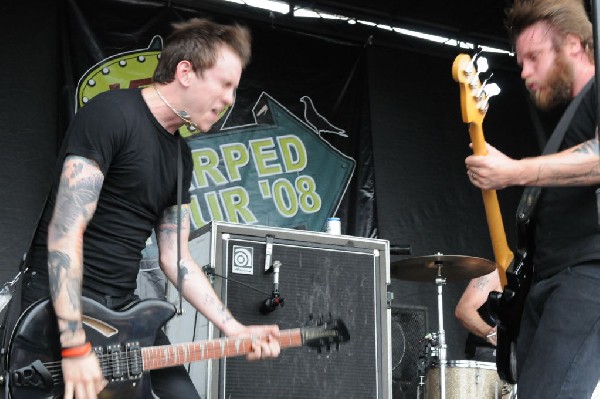 Against Me! on the Highway 1 Stage, Warped Tour, Verizon Wireless Amphithea