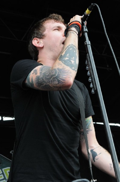 Against Me! on the Highway 1 Stage, Warped Tour, Verizon Wireless Amphithea